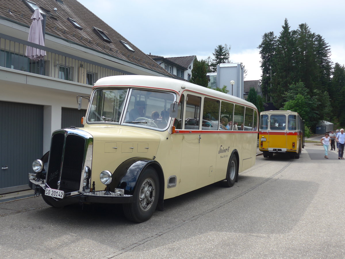 (207'452) - Steiner, Messen - SO 20'142 - Berna/Hess (ex Brtschi, Biberen) am 7. Juli 2019 in Emmenmatt, Moosegg