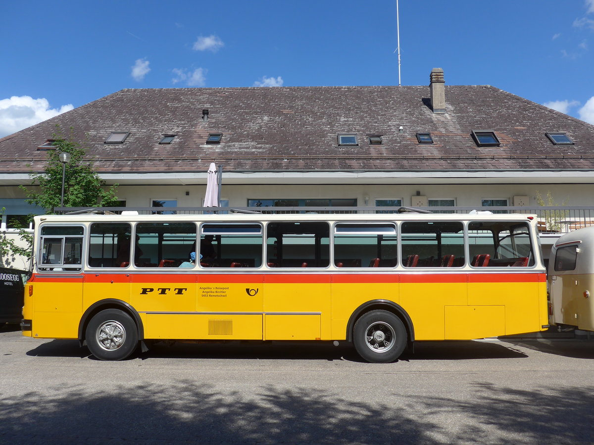 (207'536) - Birchler, Remetschwil - AG 54'039 - FBW/Tscher (ex Gerber, Winkel; ex Eggenberger, Mriken; ex Tanner, Bubendorf; ex P 24'803) am 7. Juli 2019 in Emmenmatt, Moosegg