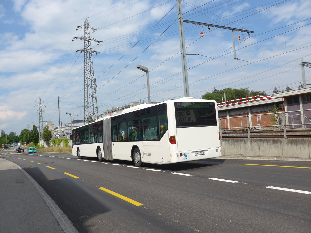 (207'604) - Welti-Furrer, Bassersdorf - Nr. 73/ZH 712'673 - Mercedes (ex Nr. 97) am 8. Juli 2019 beim Bahnhof Zollikofen