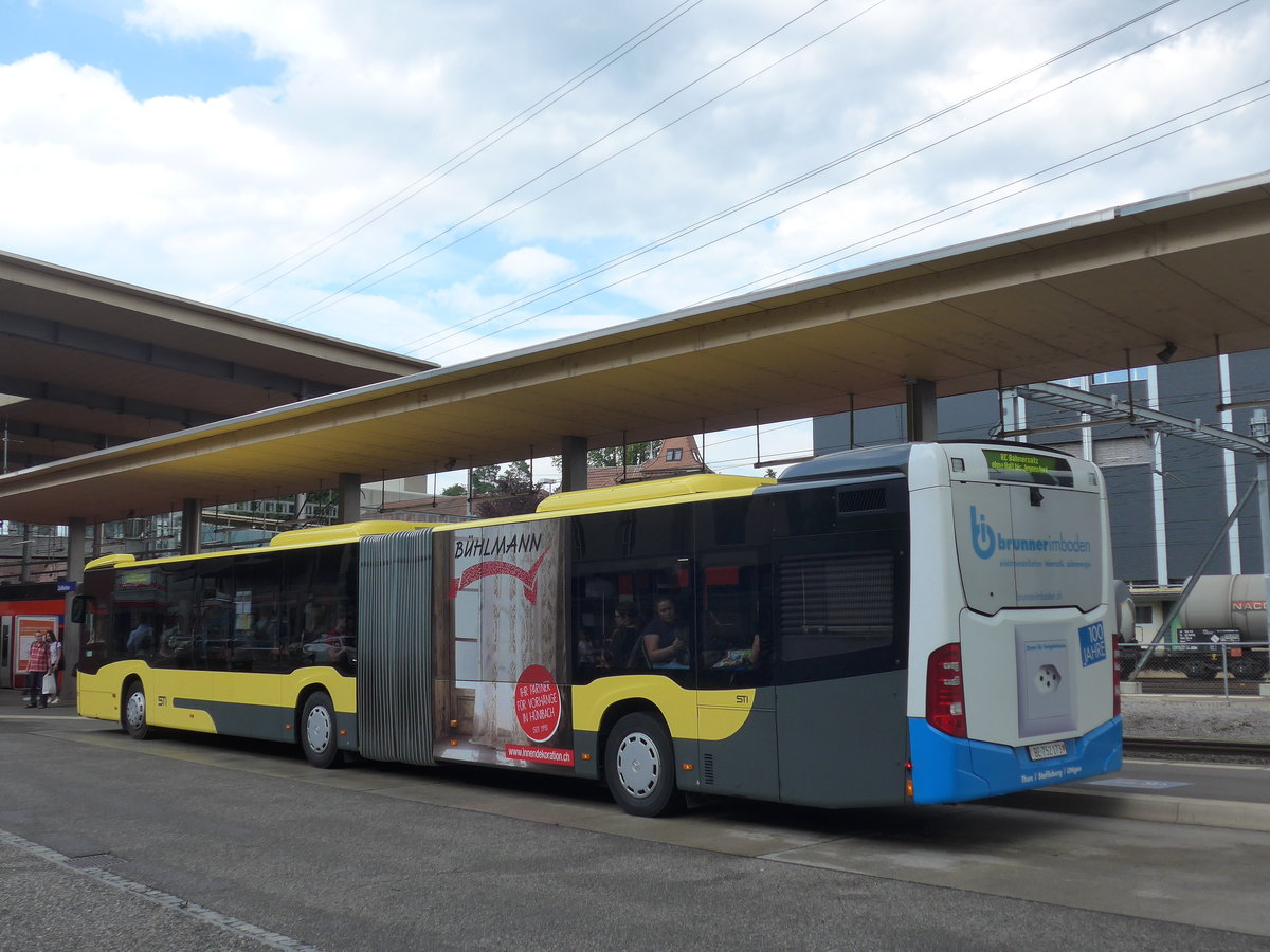 (207'619) - STI Thun - Nr. 173/BE 752'173 - Mercedes am 8. Juli 2019 beim Bahnhof Zollikofen