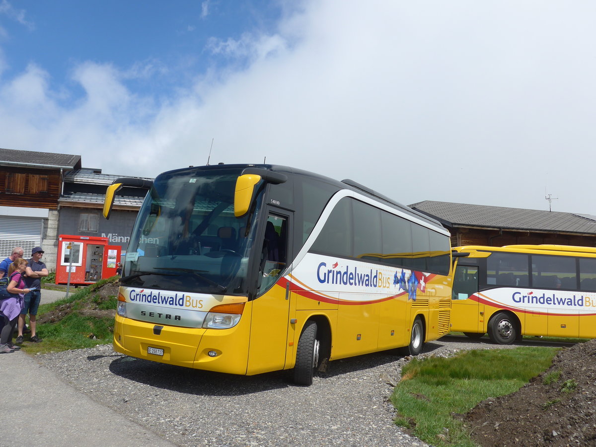 (207'698) - AVG Grindelwald - Nr. 26/BE 268'737 - Setra am 9. Juli 2019 auf dem Mnnlichen