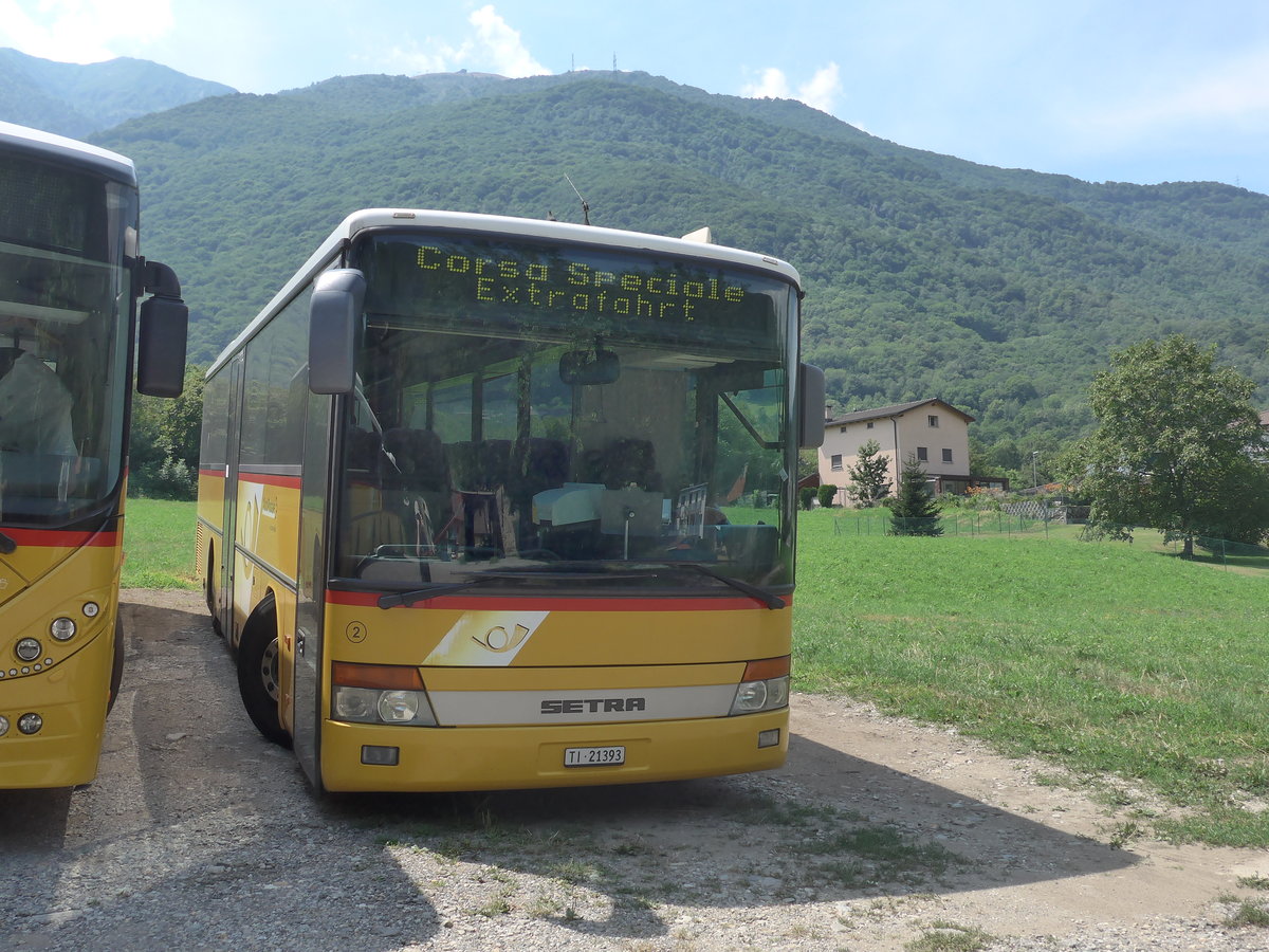 (208'064) - ATV, Rivera - Nr. 2/TI 21'393 - Setra am 21. Juli 2019 in Rivera, Garage