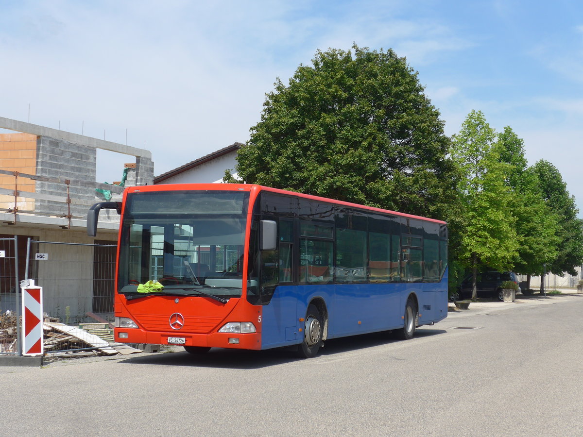 (208'104) - Lathion, Sion - Nr. 5/VS 24'726 - Mercedes (ex Chrisma, St. Moritz Nr. 1) am 22. Juli 2019 beim Bahnhof Moudon