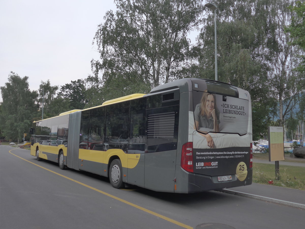 (208'152) - STI Thun - Nr. 704/BE 434'704 - Mercedes am 25. Juli 2019 in Thun, Lachen