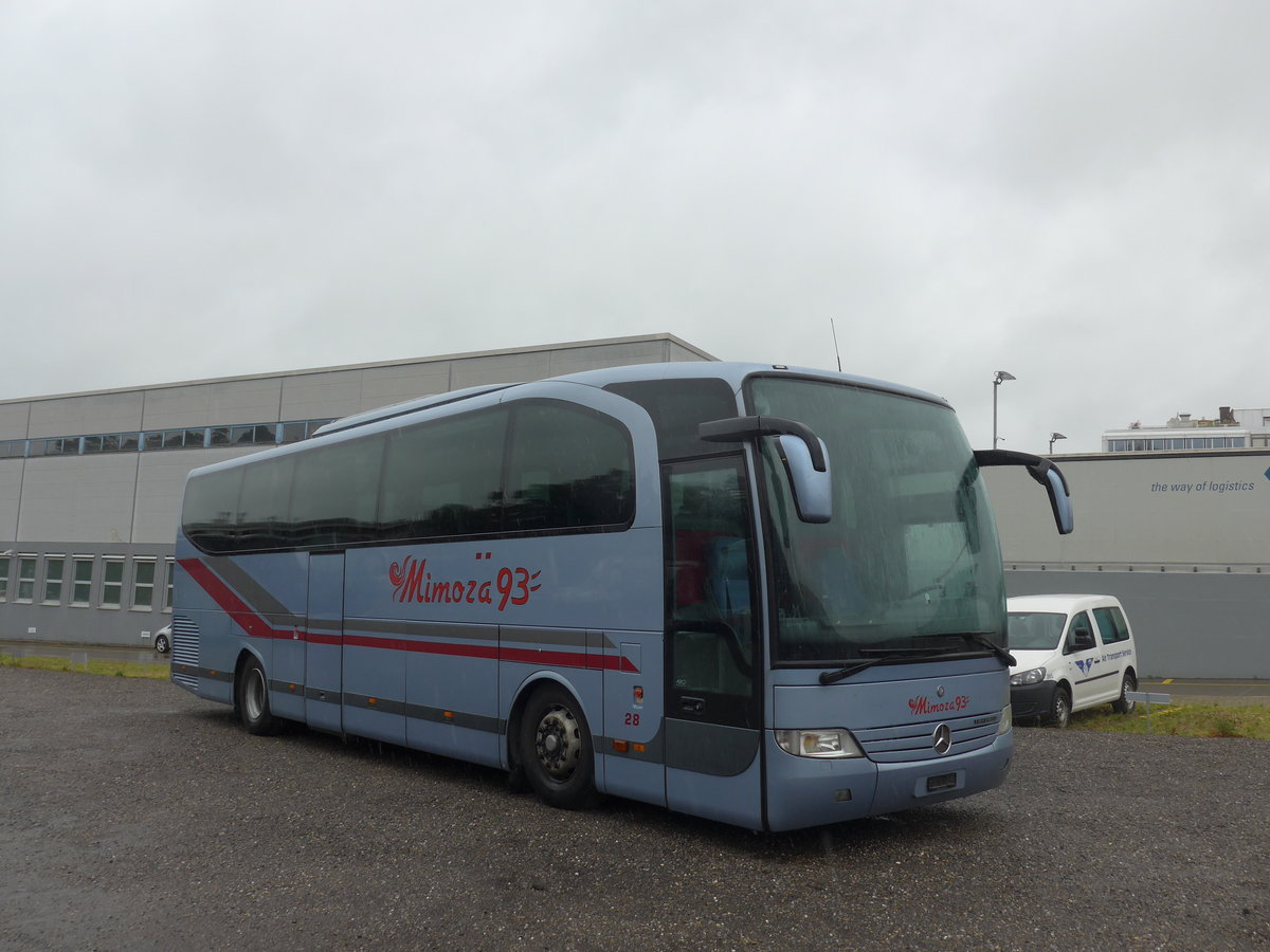 (208'178) - Mimoza, Grenchen - Nr. 28 - Mercedes (ex Schwarb, Mhlin Nr. 28) am 28. Juli 2019 in Kloten, EvoBus