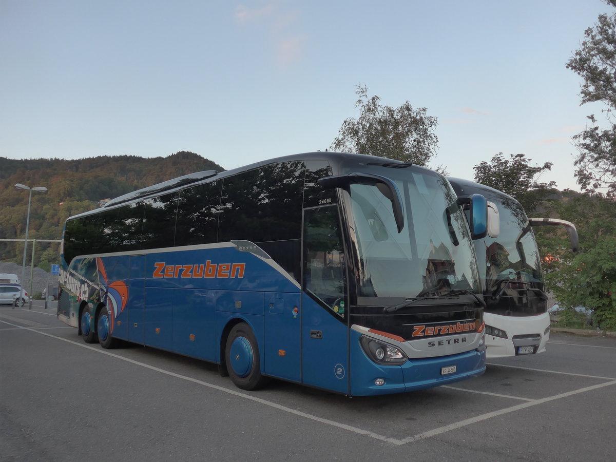 (208'214) - Zerzuben, Visp-Eyholz - Nr. 2/VS 44'605 - Setra am 29. Juli 2019 in Thun, Seestrasse