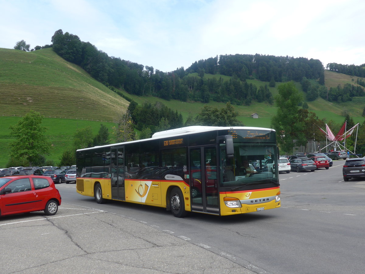 (208'890) - PostAuto Ostschweiz - SG 328'268 - Setra am 17. August 2019 in Atzmnnig, Schutt