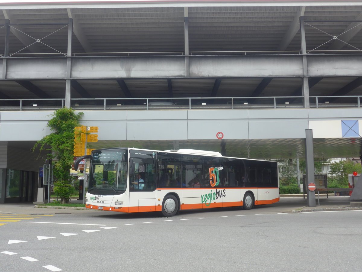 (208'929) - VBH Herisau - Nr. 12/AR 21'300 - MAN am 17. August 2019 beim Bahnhof Herisau