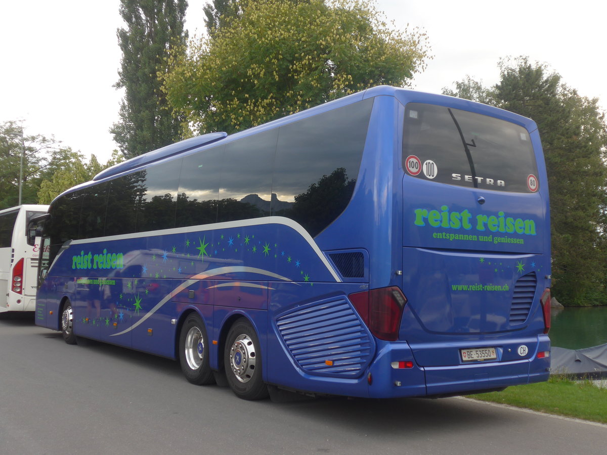 (208'965) - Reist, Gutenburg - BE 53'550 - Setra am 17. August 2019 in Thun, Strandbad