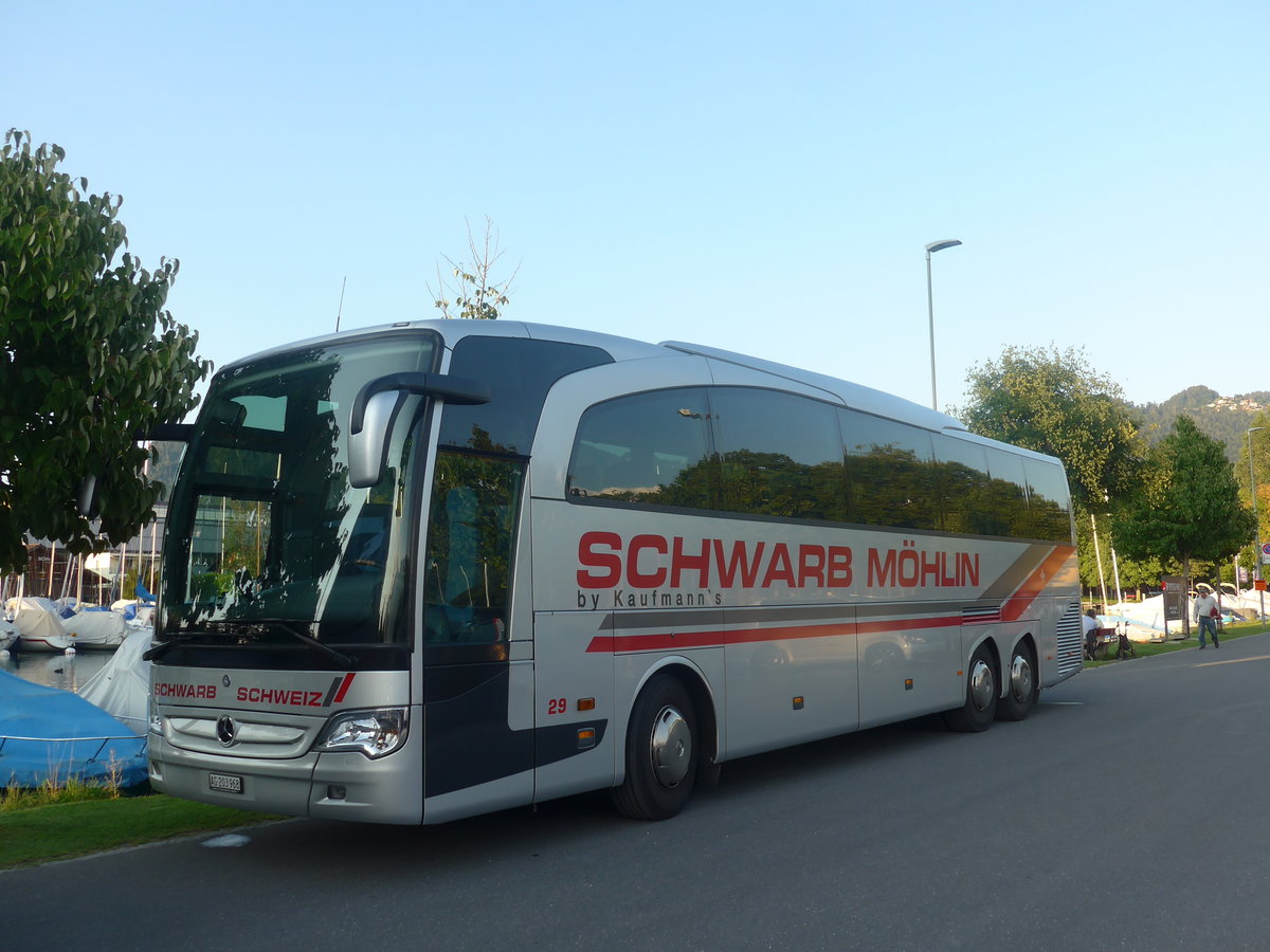 (209'081) - Schwarb, Mhlin - Nr. 29/AG 203'968 - Mercedes am 24. August 2019 in Thun, Strandbad