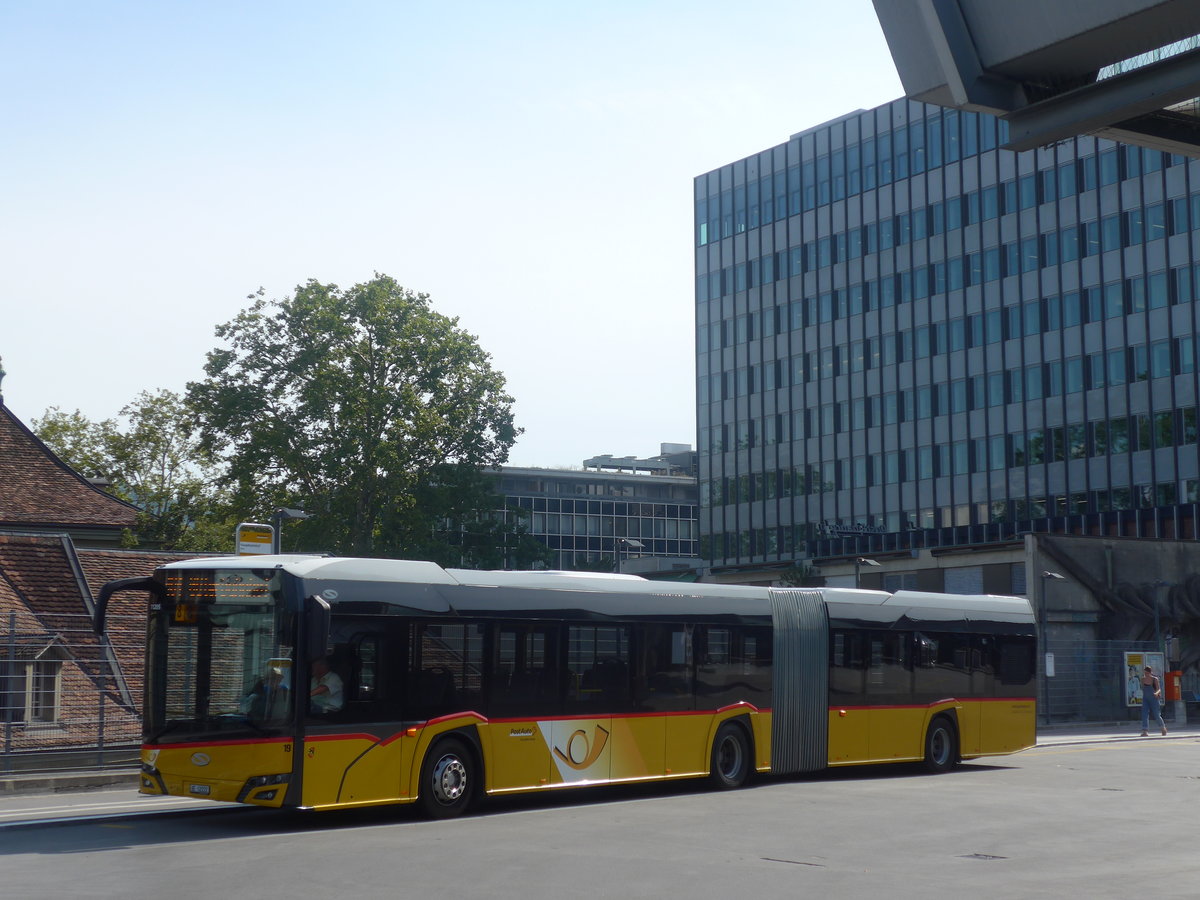 (209'120) - Steiner, Ortschwaben - Nr. 19/BE 52'222 - Solaris am 27. August 2019 in Bern, Postautostation