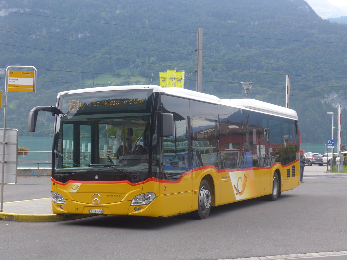 (209'195) - Flck, Brienz - Nr. 5/BE 113'349 - Mercedes am 1. September 2019 beim Bahnhof Brienz