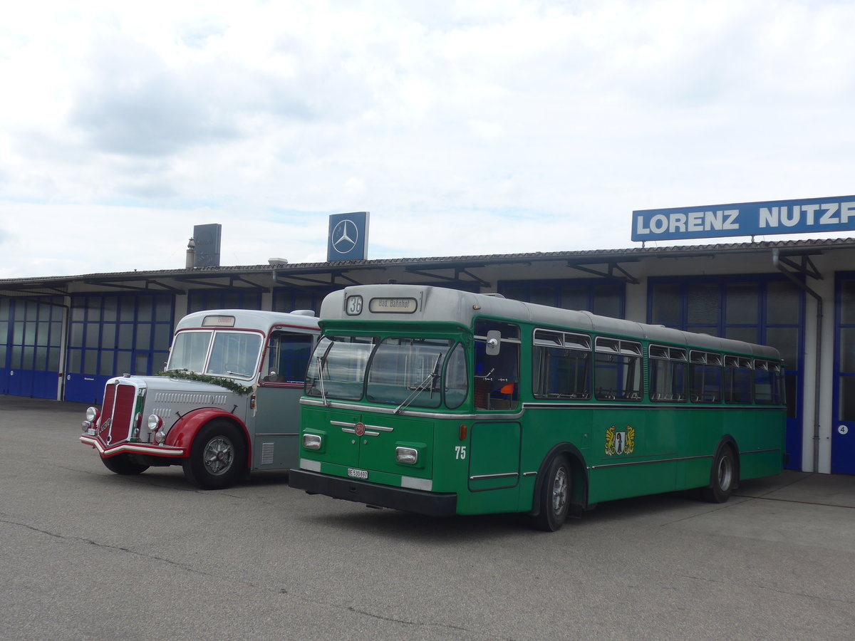 (209'227) - BVB Basel (RWB) - Nr. 75/BE 530'697 - FBW/FHS am 1. September 2019 in Lyssach, Lorenz