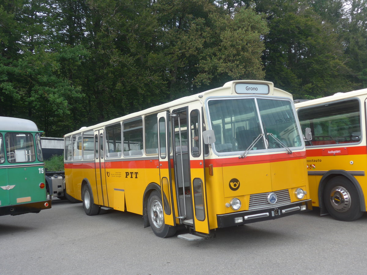 (209'289) - Gast, Wimmis - Saurer/Tscher (ex HPTrans, Thusis; ex Mauerhofer, Worb; ex Erni, Schupfart Nr. 3; ex P 24'636) am 1. September 2019 in Burgdorf, kihof Ziegelgut