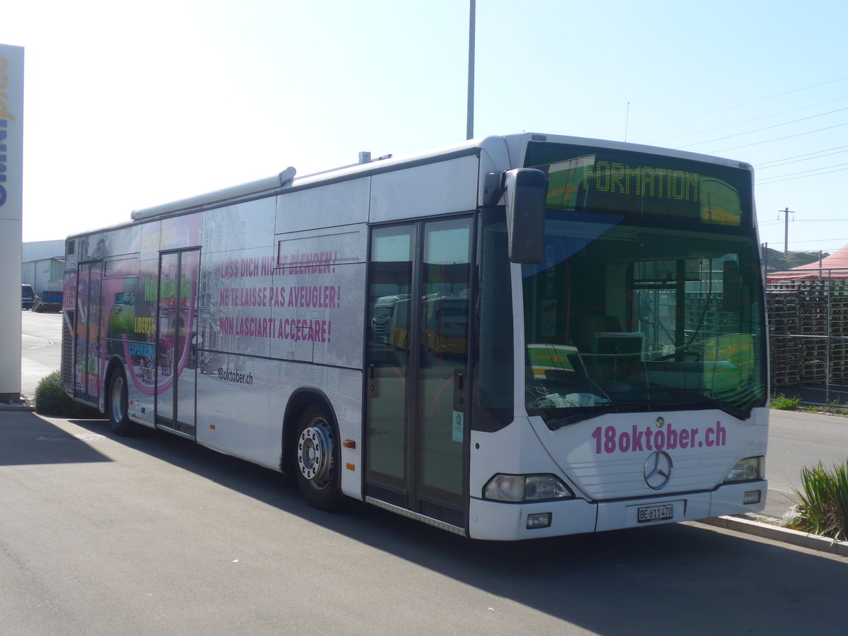 (209'679) - Internationale Organisation fr Migration, Bern - BE 611'470 - Mercedes (ex MBC Morges) am 15. September 2019 in Kerzers, Interbus