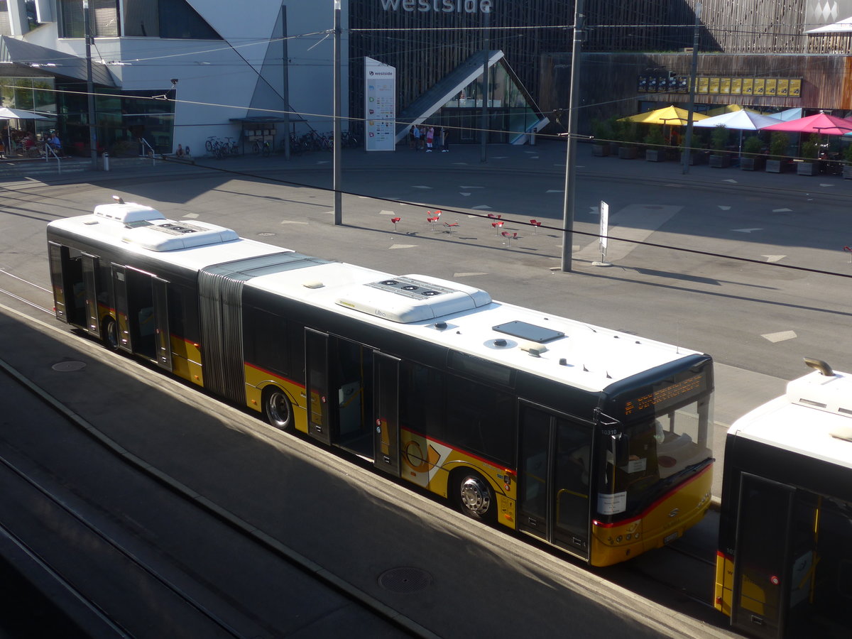 (209'709) - PostAuto Bern - Nr. 683/BE 813'683 - Solaris am 15. September 2019 beim Bahnhof Bern Brnnen Westside