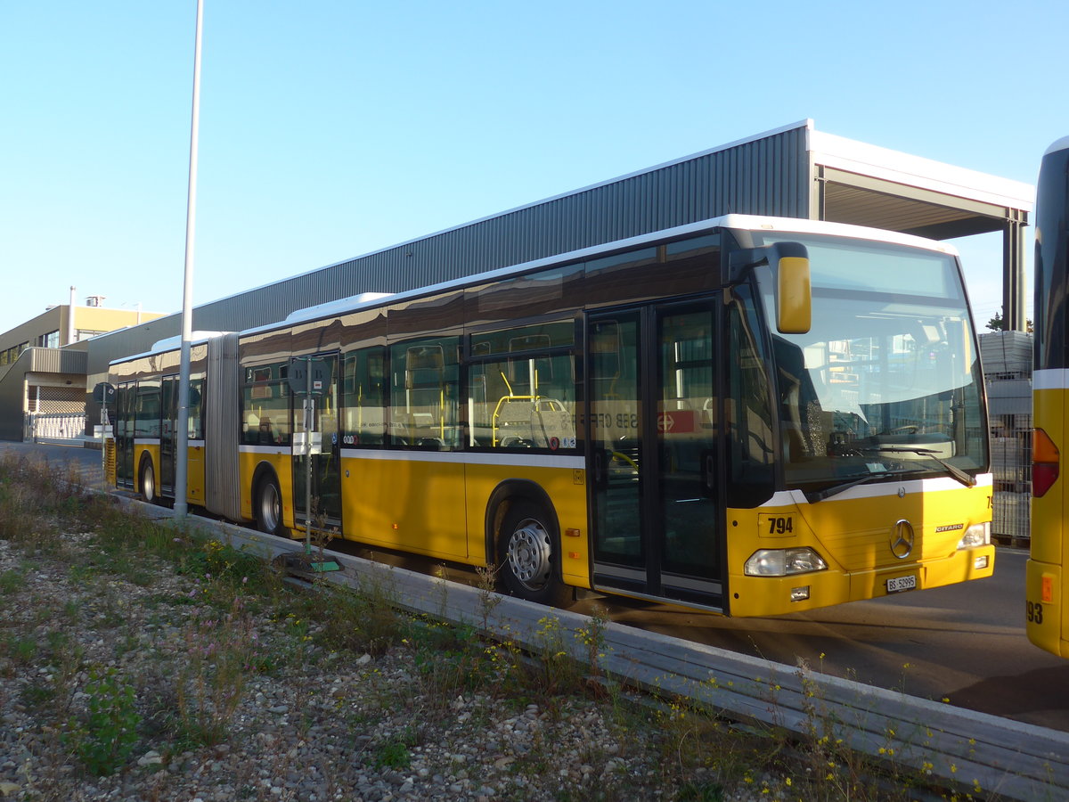 (209'725) - BVB Basel - Nr. 794/BS 52'995 - Mercedes (ex ASN Stadel Nr. 199) am 21. September 2019 in Basel, Depot Dreispitz