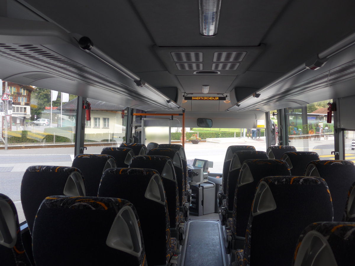 (209'802) - AFA Adelboden - Nr. 24/BE 26'701 - Setra am 22. September 2019 in Innertkirchen, Grimseltor (Innenaufnahem; Einsatz PostAuto fr Engstlenalp-Bus)