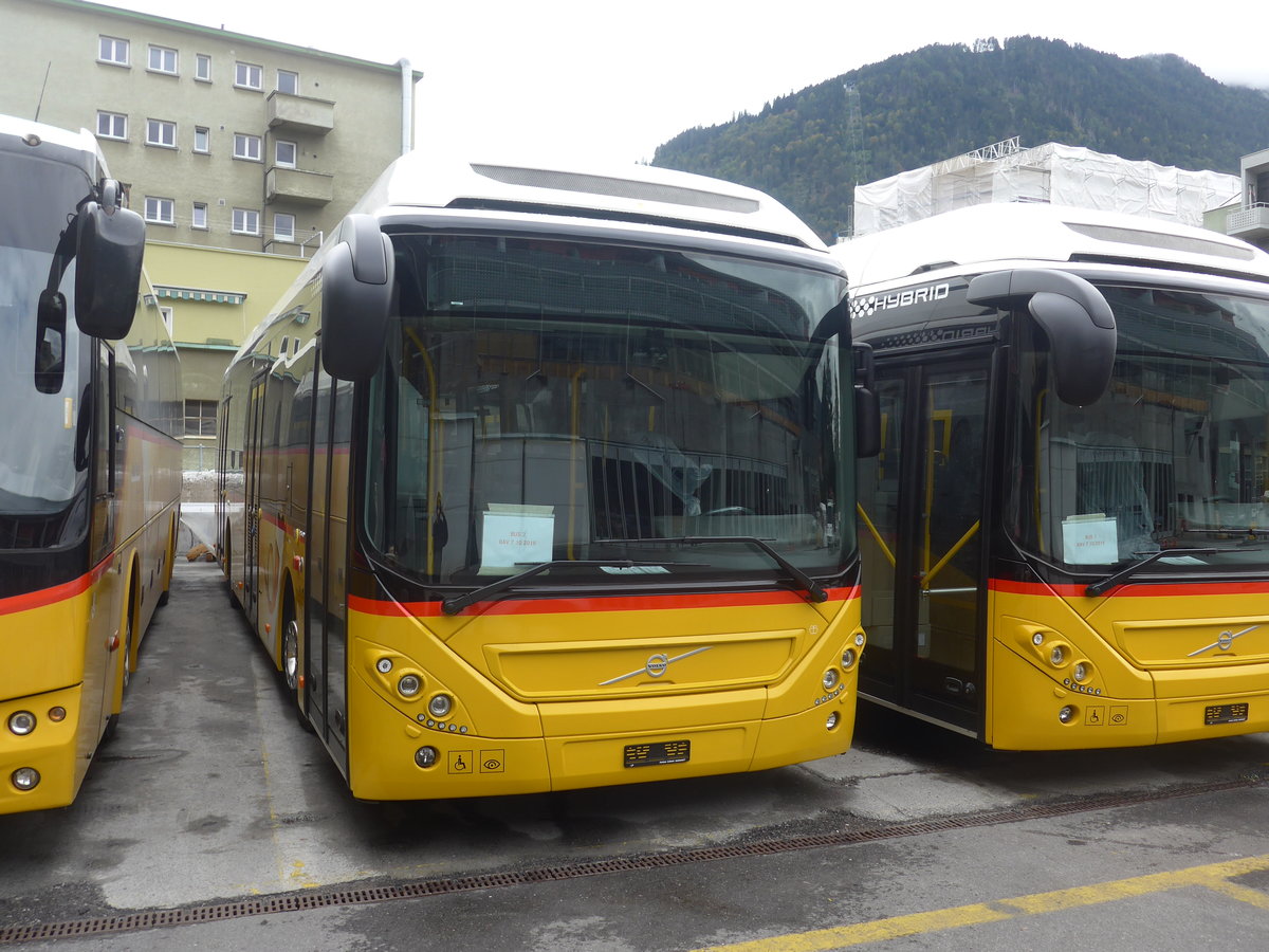 (210'021) - PostAuto Ostschweiz - Volvo am 6. Oktober 2019 in Chur, Postgarage