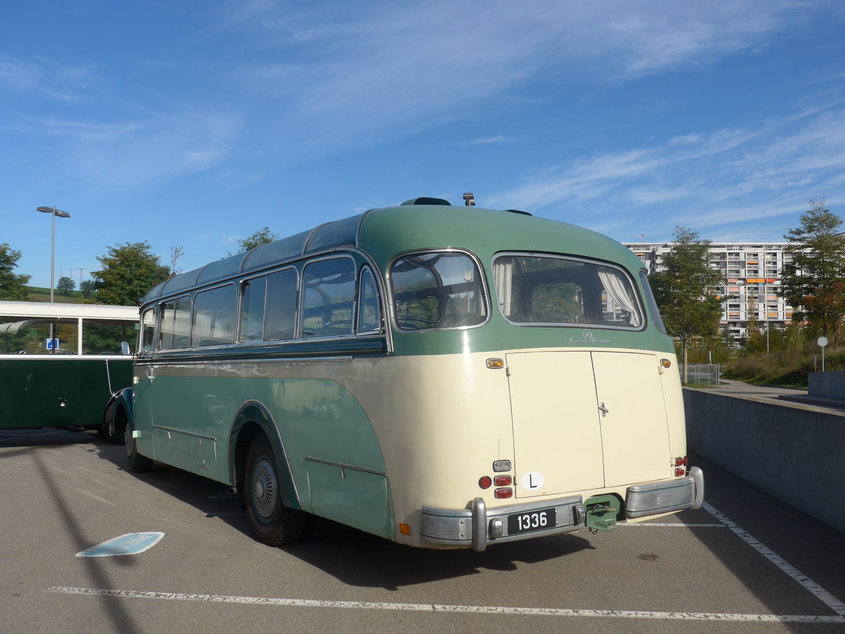 (210'122) - Aus Luxemburg: Trierweiler, Echternach - 1336 - Mercedes/Kssbohrer (ex Dietrich, A-Telfs) am 12. Oktober 2019 in Bern, Westside