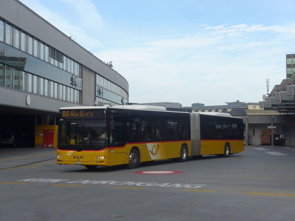 (210'282) - PostAuto Bern - Nr. 667/BE 615'372 - MAN am 12. Oktober 2019 in Bern, Postautostation