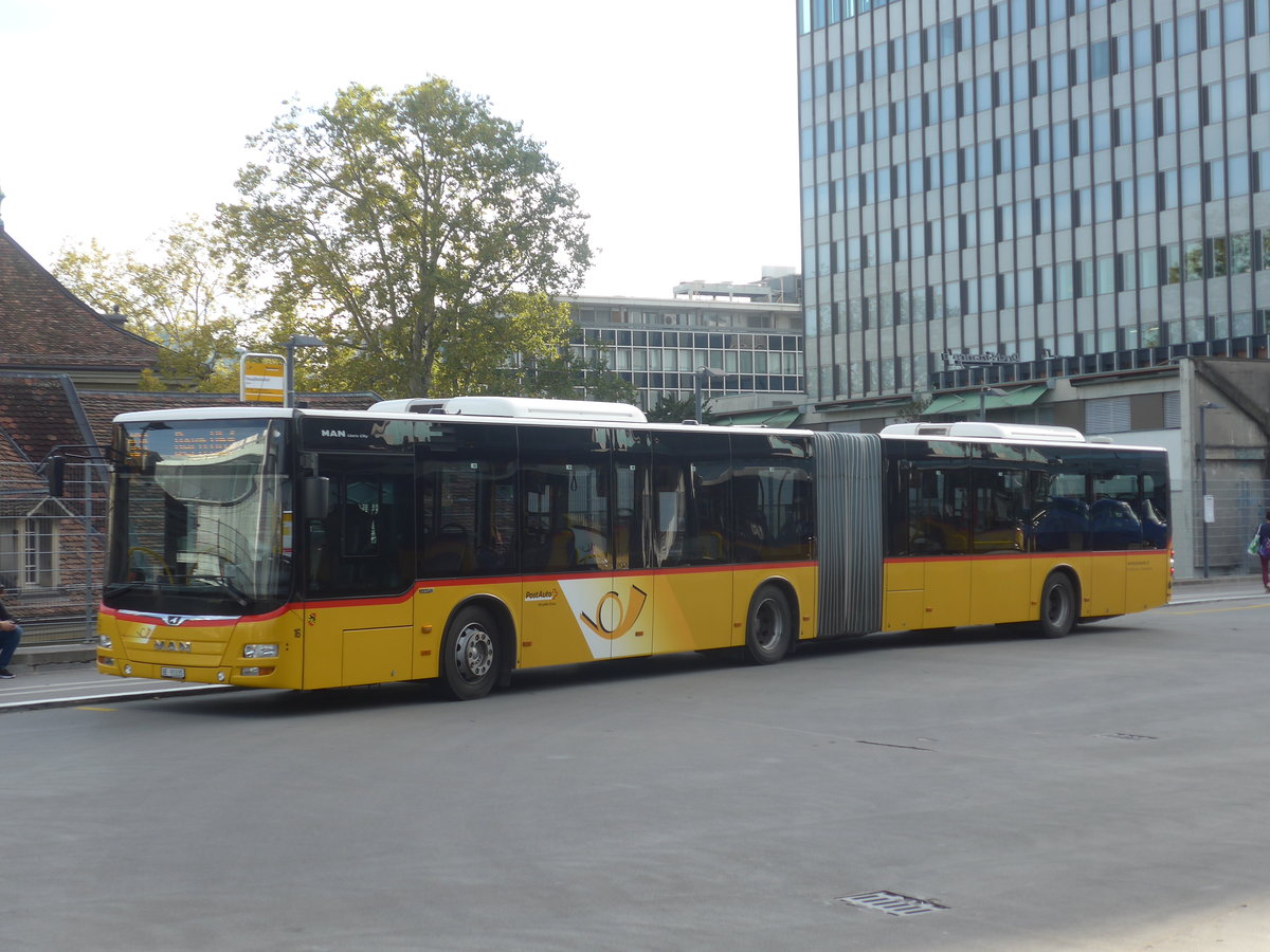 (210'289) - Steiner, Ortschwaben - Nr. 16/BE 93'335 - MAN am 12. Oktober 2019 in Bern, Postautostation