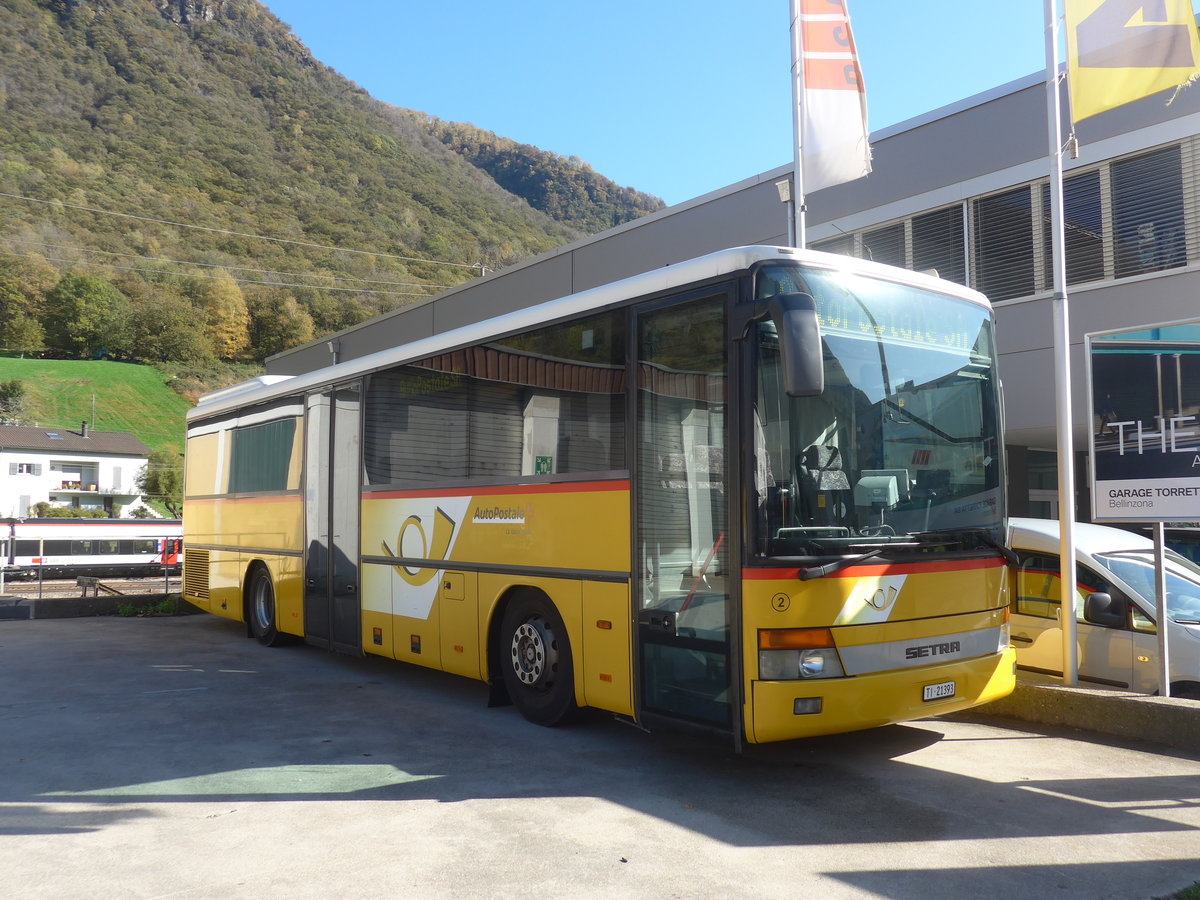 (210'583) - ATV, Rivera - Nr. 2/TI 21'393 - Setra am 26. Oktober 2019 in Rivera, Garage