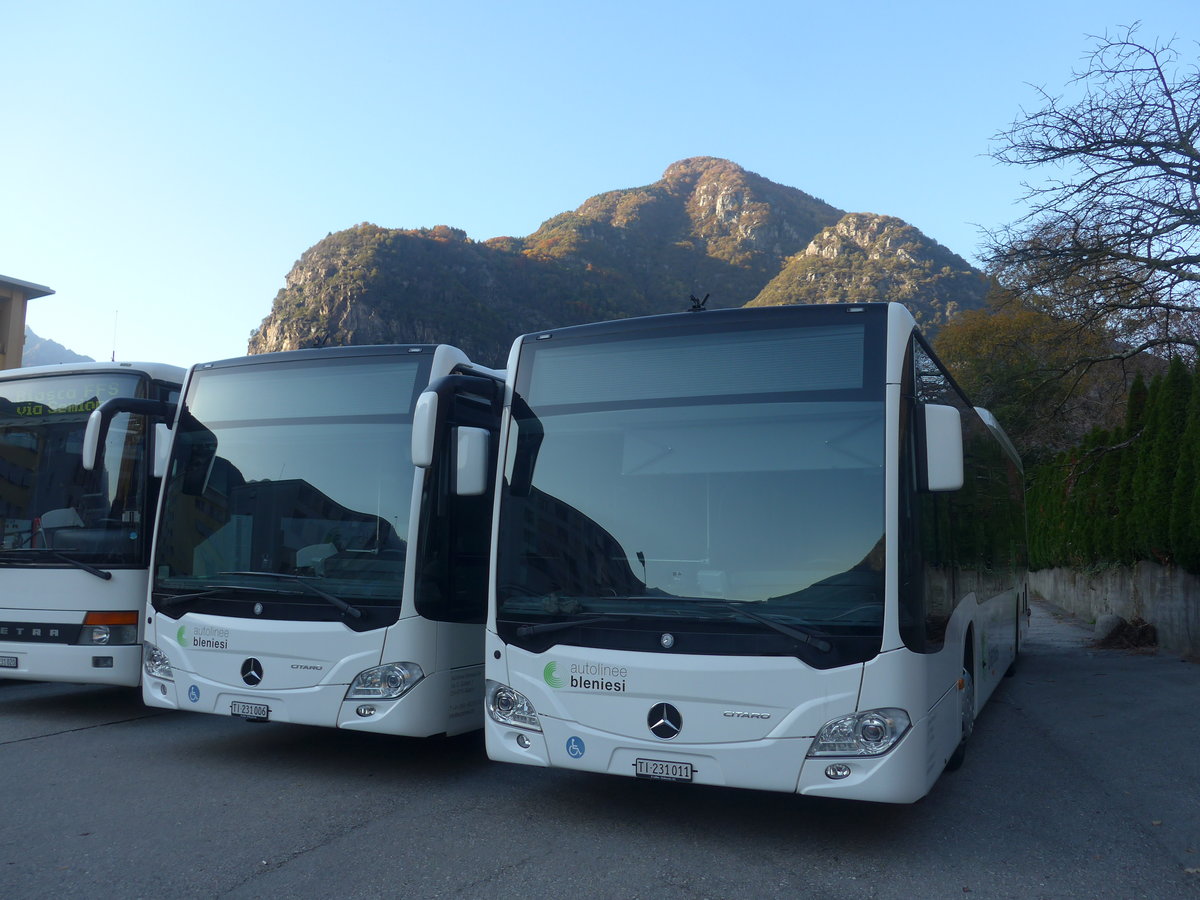 (210'624) - ABl Biasca - Nr. 11/TI 231'011 - Mercedes am 26. Oktober 2019 in Biasca, Garage