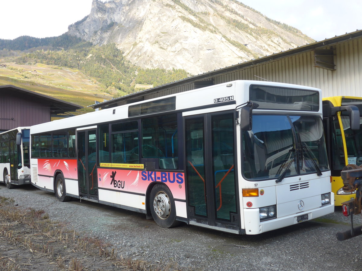 (210'931) - Buchard, Leytron - Nr. 97 - Mercedes (ex BGU Grenchen Nr. 5) am 9. November 2019 in Leytron, Garage