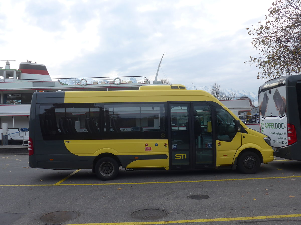 (211'047) - STI Thun - Nr. 4/BE 841'004 - Mercedes am 11. November 2019 bei der Schifflndte Thun