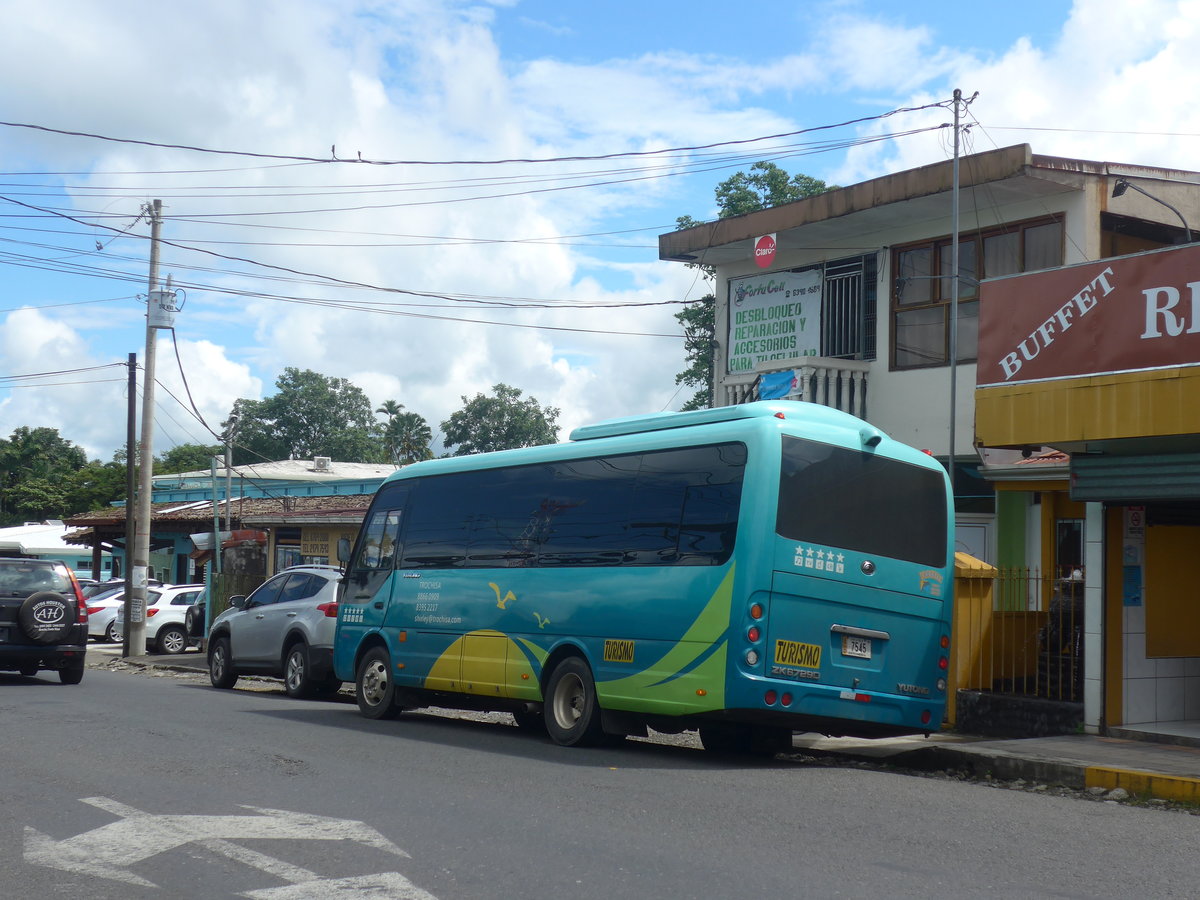 (211'244) - Trochisa, Alajuela - 7545 - Yutong am 14. November 2019 in La Fortuna