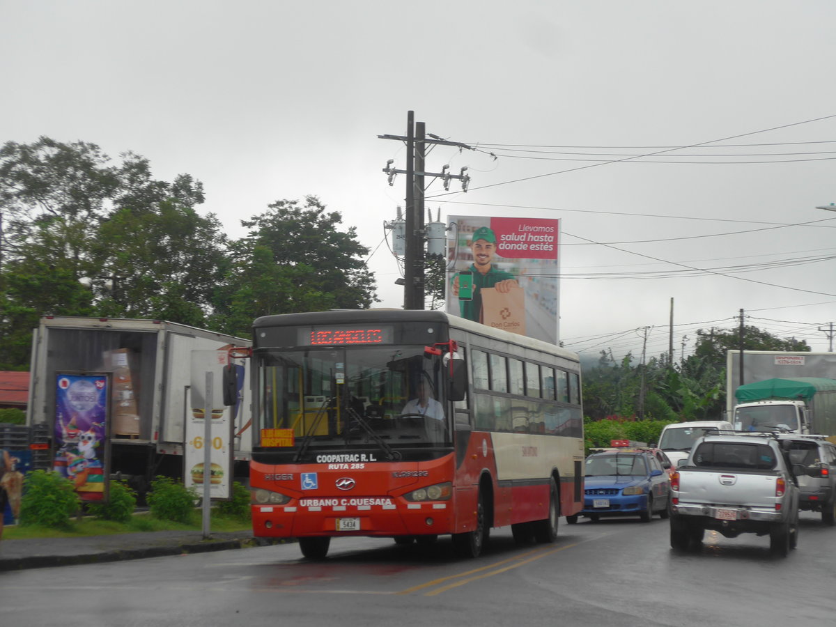 (211'779) - Coopatrac R.L., Quesada - Nr. 34/5434 - Higer am 20. November 2019 in Quesada