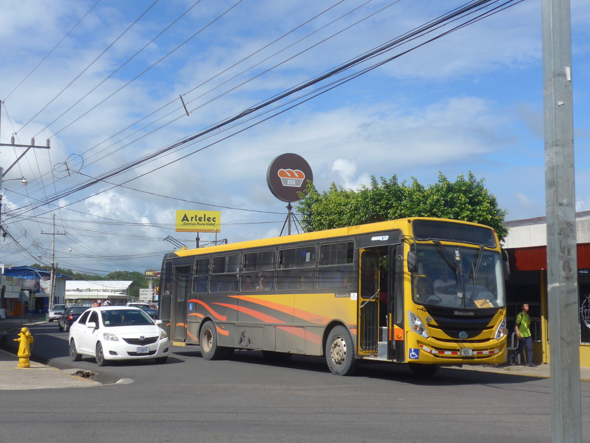 (211'885) - Transnorte de Upala, San Jos - 5857 - Mascarello/VW am 21. November 2019 in La Cruz