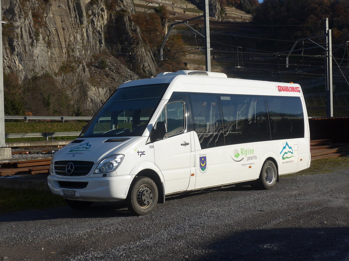 (212'728) - TPC Aigle - Nr. 550/VD 293'487 - Mercedes am 8. Dezember 2019 in Aigle,Dpt