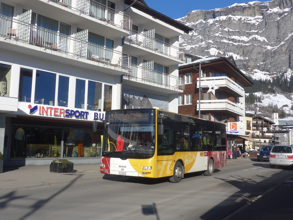 (213'267) - Stuppan, Flims - GR 88'602 - MAN/Gppel am 1. Januar 2020 in Flims, Bergbahnen