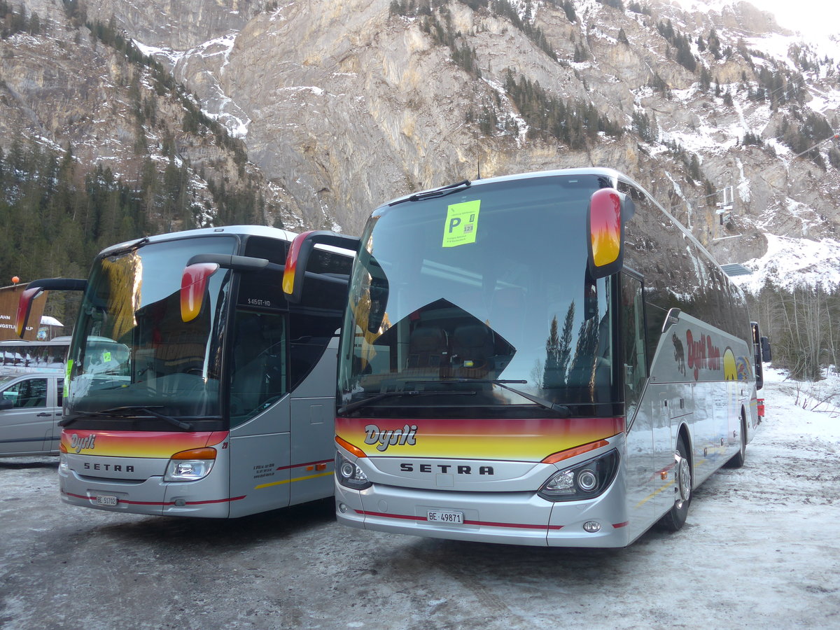 (213'614) - Dysli, Bern - Nr. 21/BE 49'871 - Setra am 11. Januar 2020 in Adelboden, Unter dem Birg