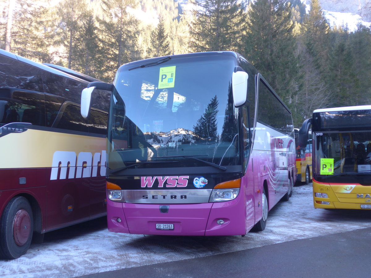 (213'625) - Wyss, Boningen - Nr. 50/SO 21'263 - Setra am 11. Januar 2020 in Adelboden, Unter dem Birg