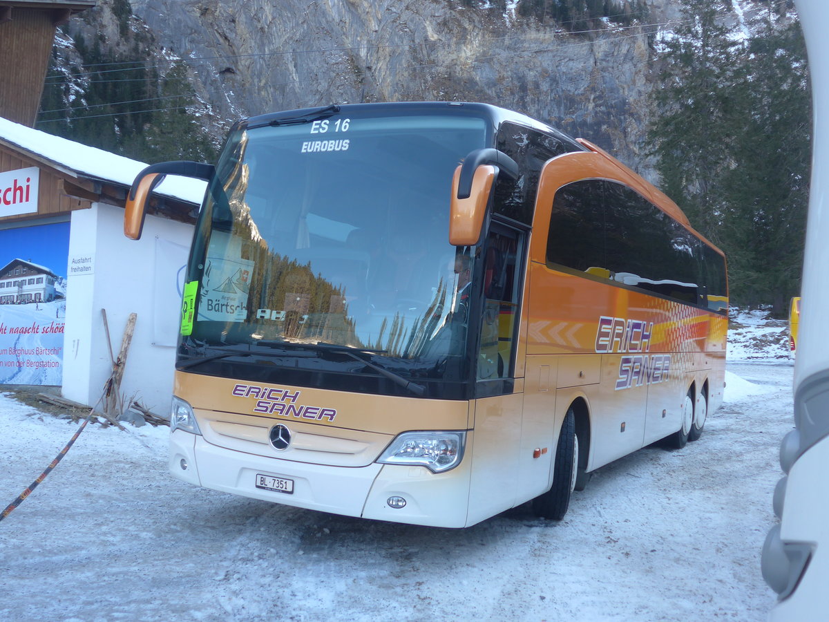 (213'680) - Saner, Laufen - Nr. 16/BL 7351 - Mercedes am 11. Januar 2020 in Adelboden, Unter dem Birg