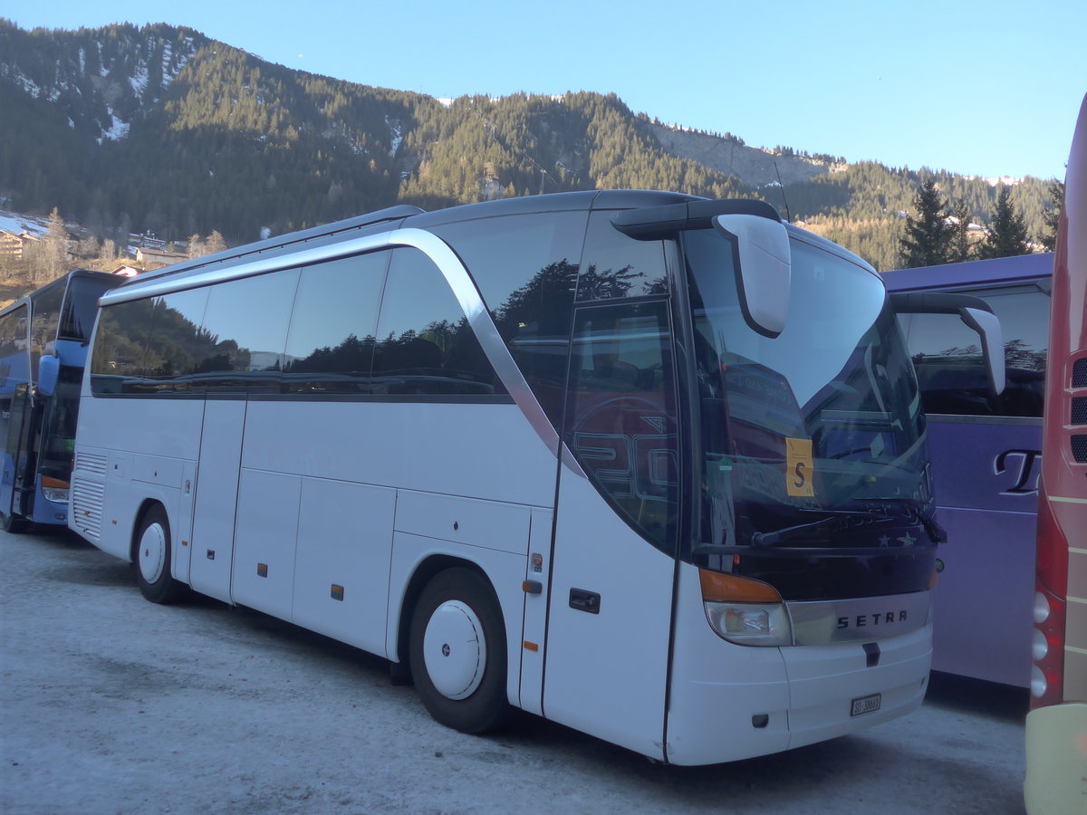 (213'714) - Zeltner, Neuendorf - SO 38'661 - Setra am 11. Januar 2020 in Adelboden, ASB