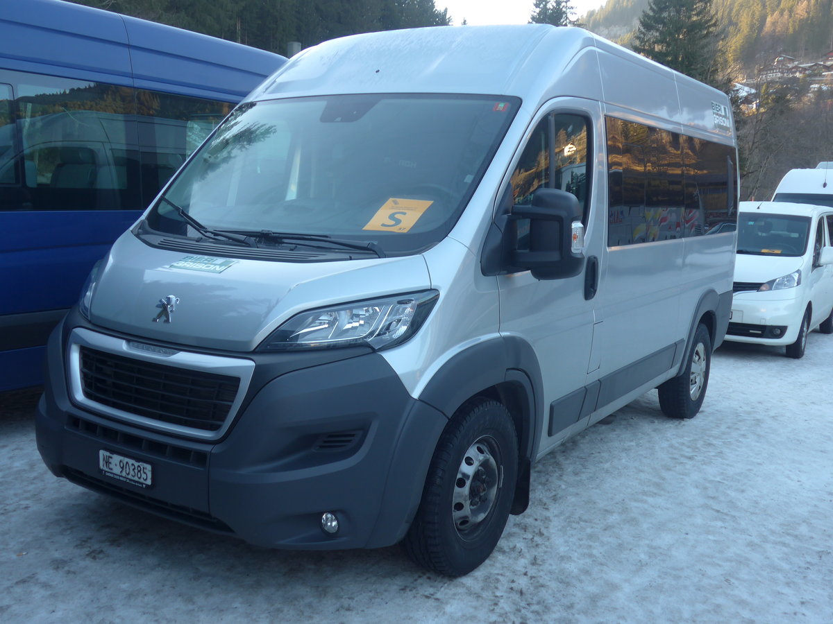 (213'736) - Bieri Grisoni, La Chaux-de-Fonds - NE 90'385 - Peugeot am 11. Januar 2020 in Adelboden, ASB