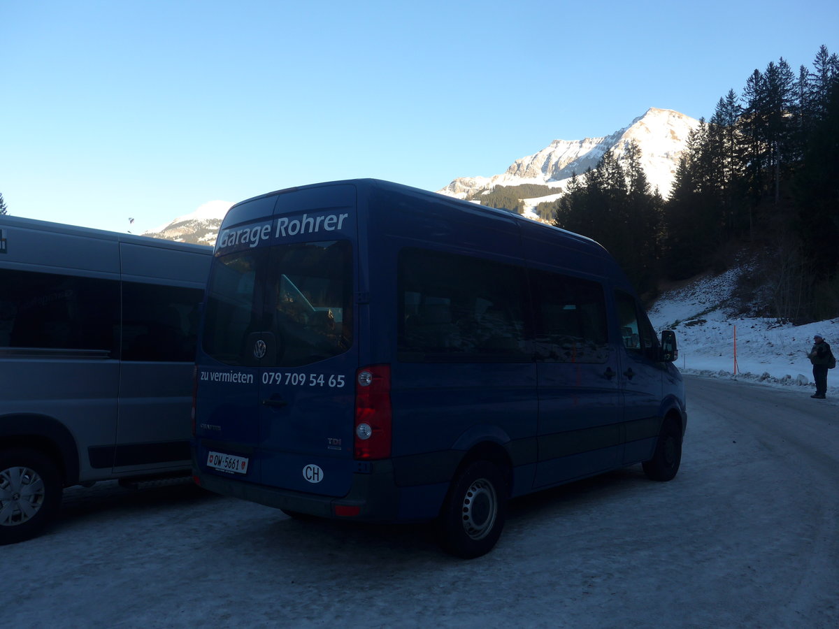 (213'740) - Rohrer, Sachseln - OW 5661 - VW am 11. Januar 2020 in Adelboden, ASB