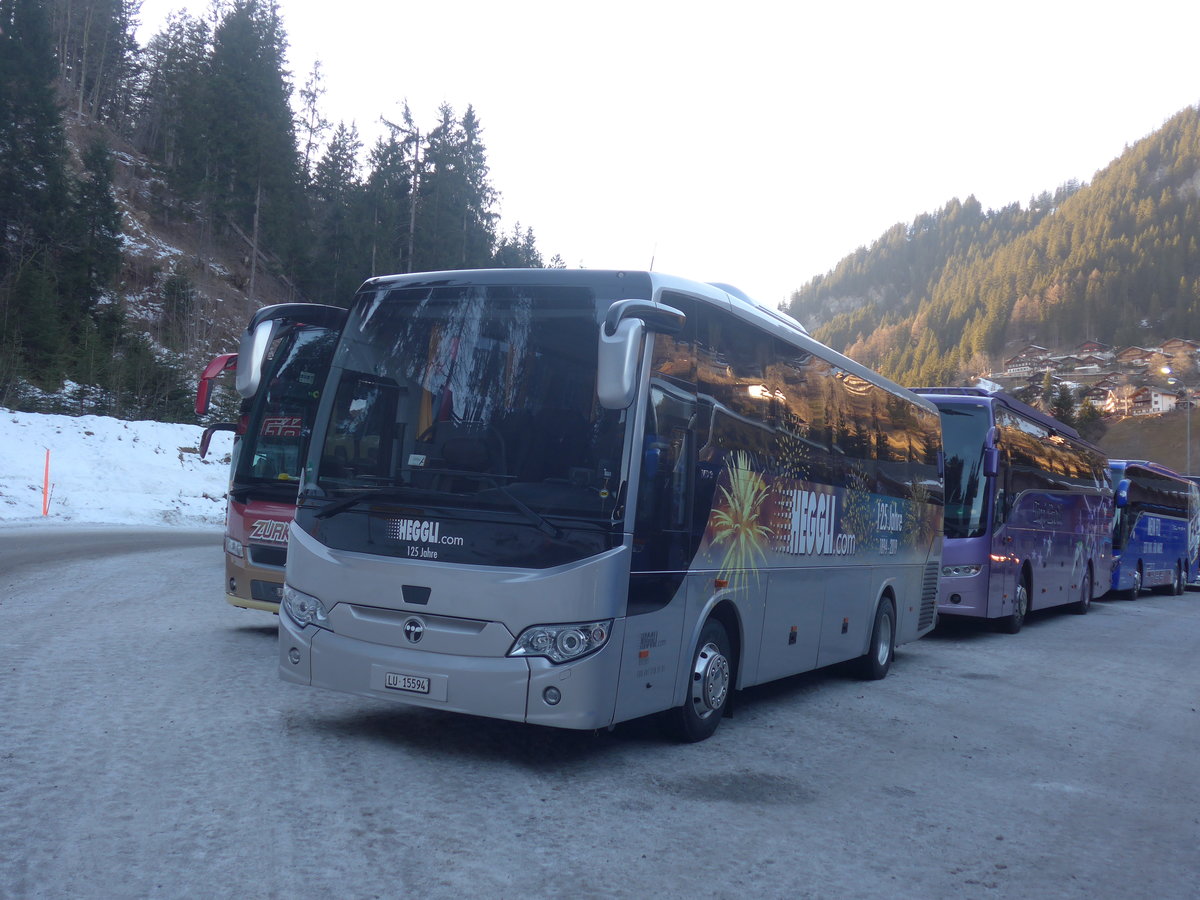 (213'746) - Heggli, Kriens - Nr. 33/LU 15'594 - Temsa am 11. Januar 2020 in Adelboden, ASB