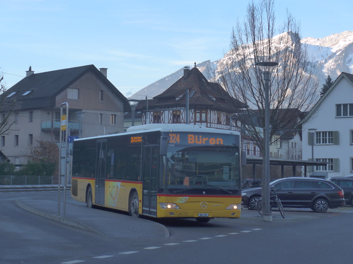 (213'783) - Thepra, Stans - Nr. 31/NW 348 - Mercedes am 12. Januar 2020 beim Bahnhof Stans