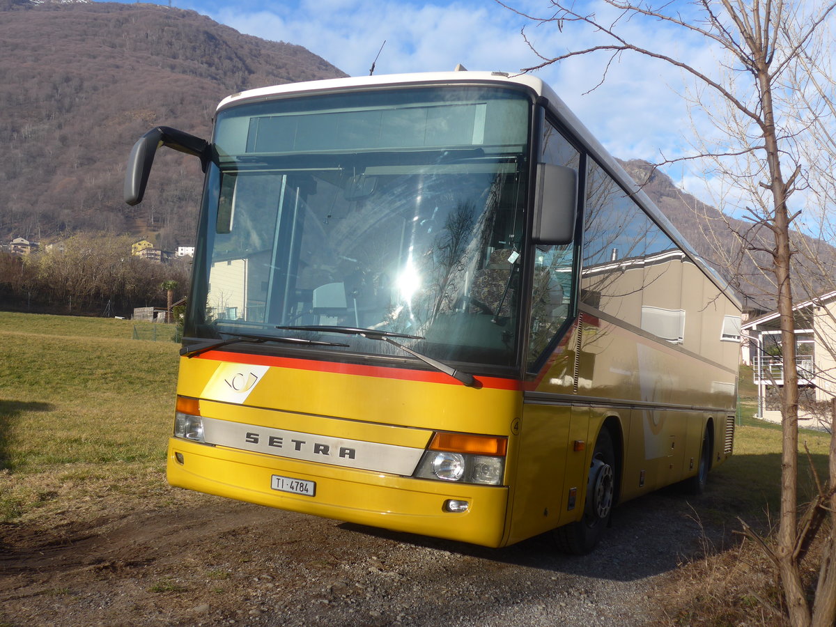 (213'843) - ATV, Rivera - Nr. 4/TI 4784 - Setra am 18. Januar 2020 in Rivera, Garage