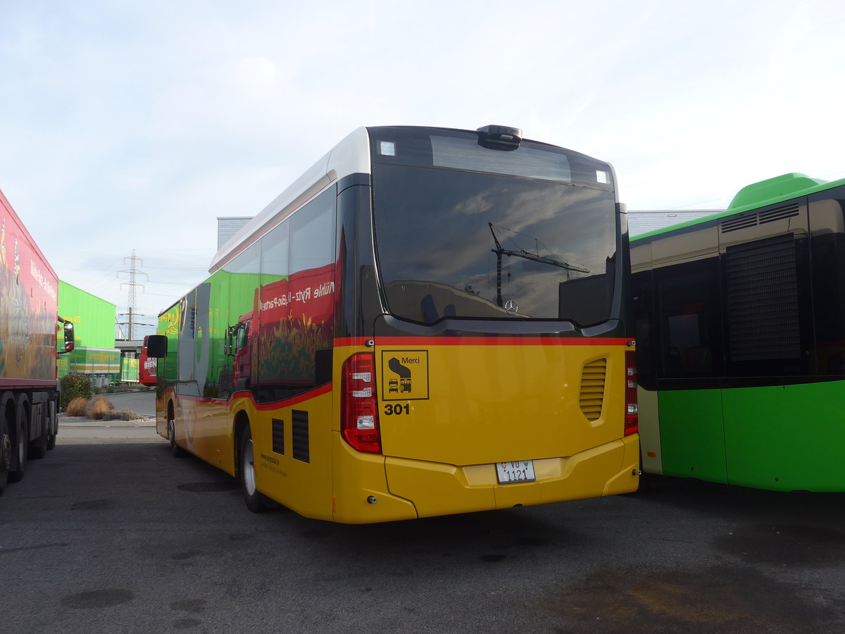 (214'241) - Faucherre, Moudon - Nr. 301/VD 1121 - Mercedes am 16. Februar 2020 in Kerzers, Interbus