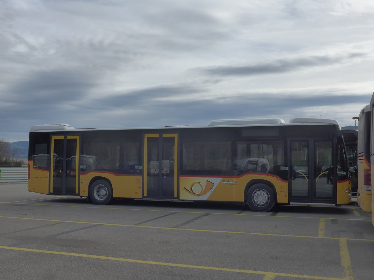 (214'316) - CarPostal Ouest - JU 52'436 - Mercedes am 16. Februar 2020 in Develier, Parkplatz