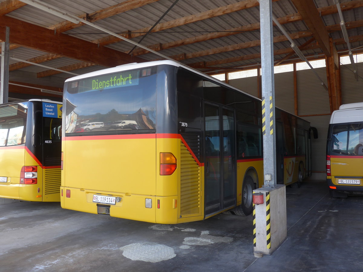 (214'336) - PostAuto Nordschweiz - BL 119'114 - Mercedes am 16. Februar 2020 in Laufen, Garage