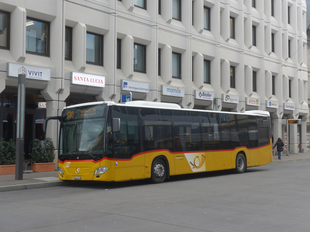 (214'443) - Steiger, Schlatt - Nr. 335/ZH 67'476 - Mercedes am 18. Februar 2020 in Winterthur, Museumsstrasse/HB