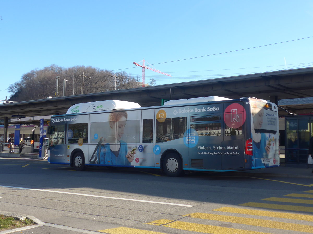 (214'566) - BOGG Wangen b.O. - Nr. 106/SO 136'222 - Mercedes am 20. Februar 2020 beim Bahnhof Olten