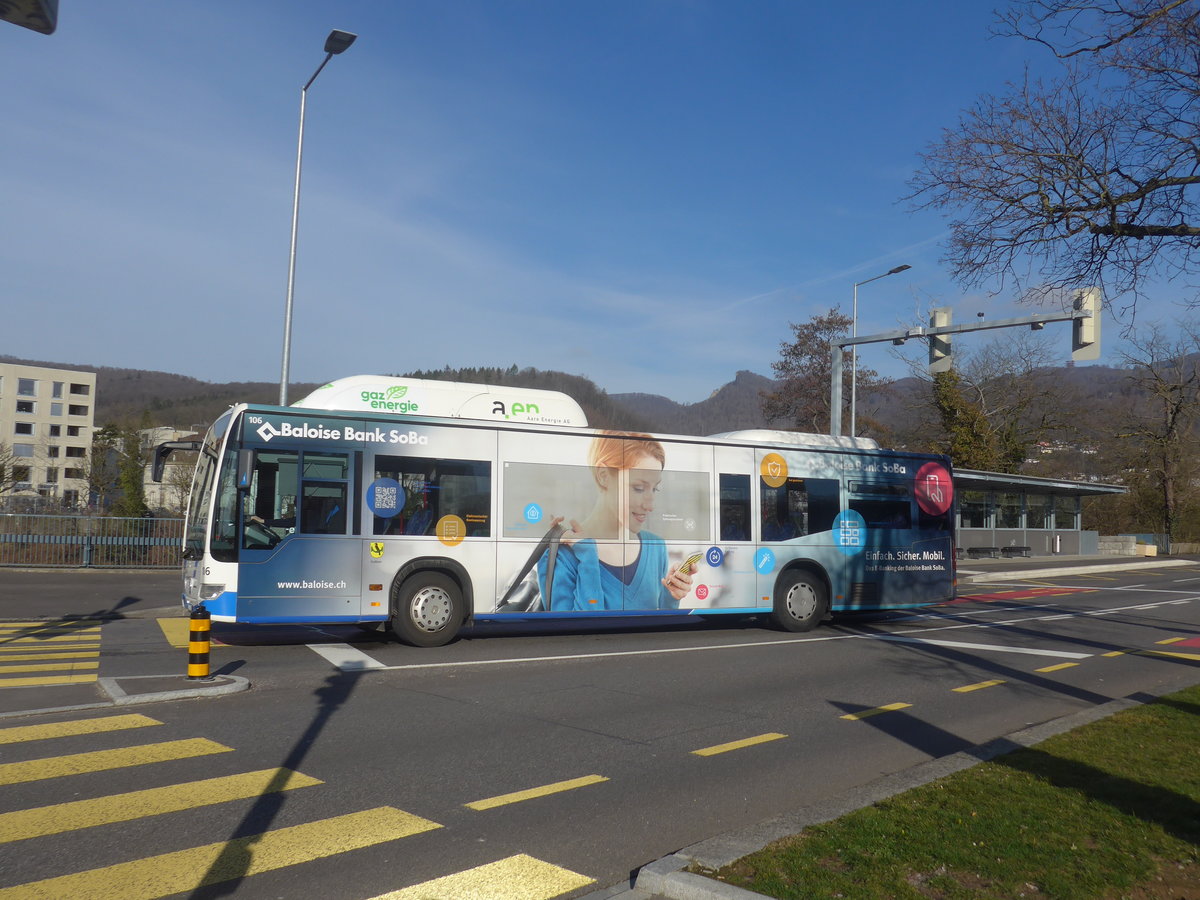 (214'568) - BOGG Wangen b.O. - Nr. 106/SO 136'222 - Mercedes am 20. Februar 2020 beim Bahnhof Olten